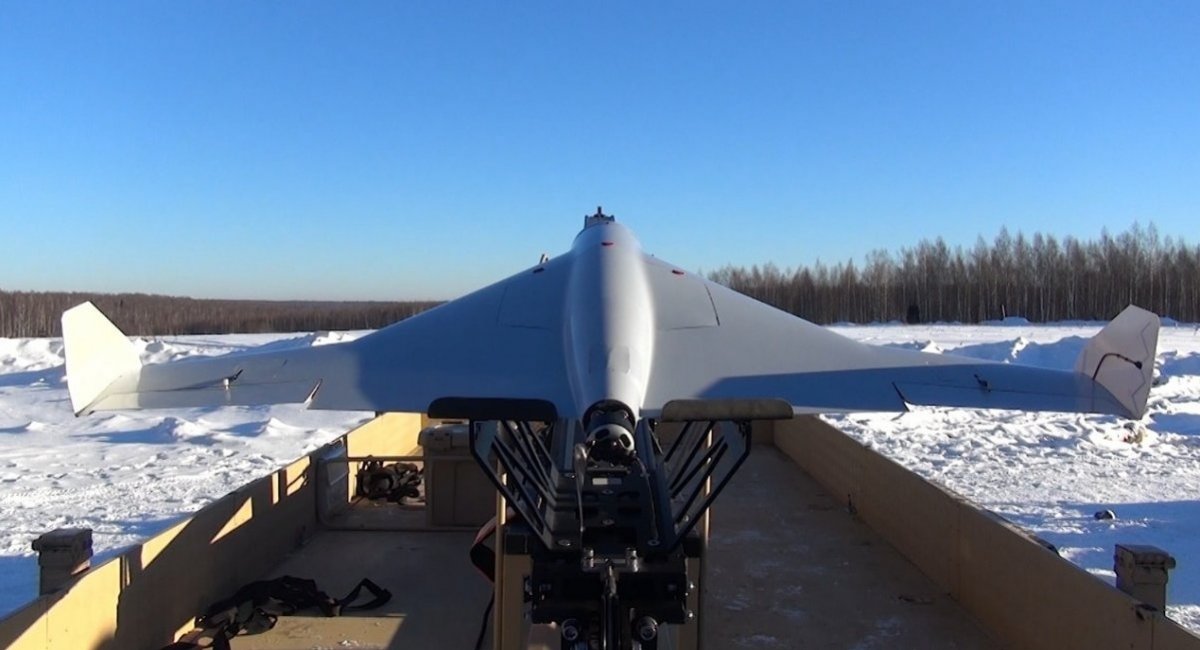 A russian Kub-BLA suicide drone on a launch platform / Open source illustrative photo