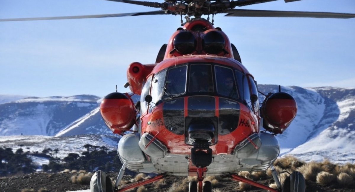 The Mi-17E helicopter / Photo credit: Fuerza Aérea Argentina