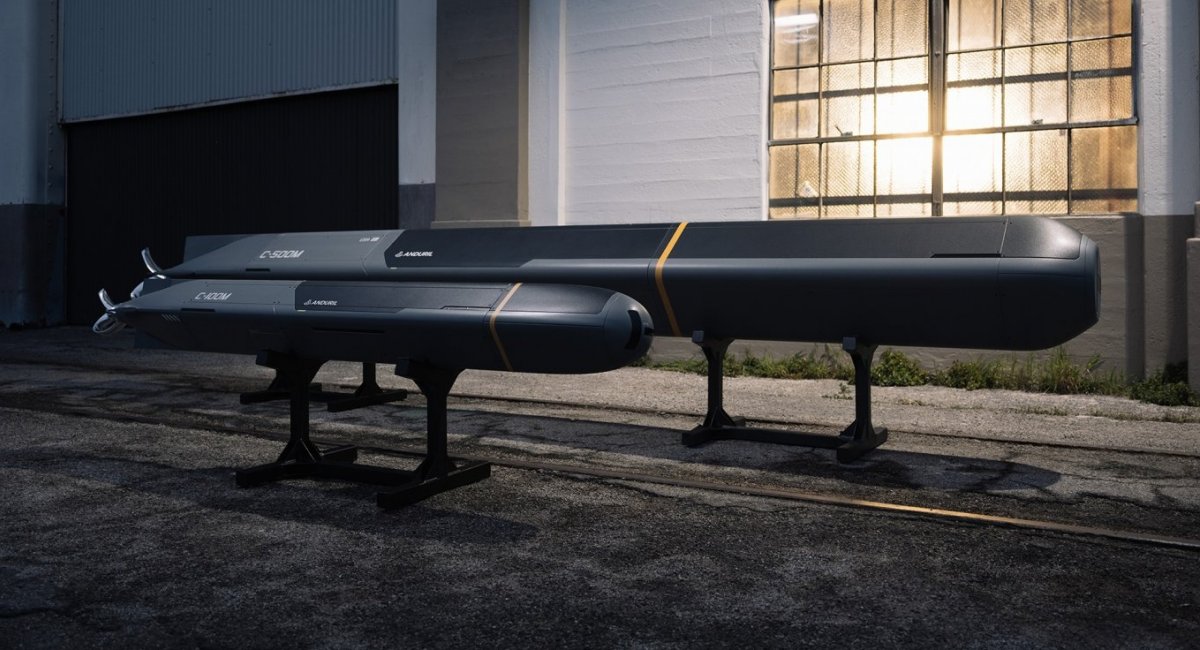 Copperhead-100 and Copperhead-500 unmanned underwater vehicles / Photo credit: Anduril