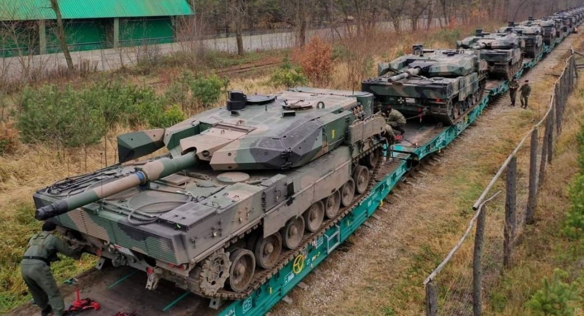 Transportation of Polish Leopard 2PL tanks by rail / Open-source illustrative photo