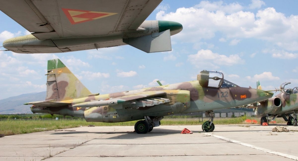 North Macedonia's Su-25 / Open source photo