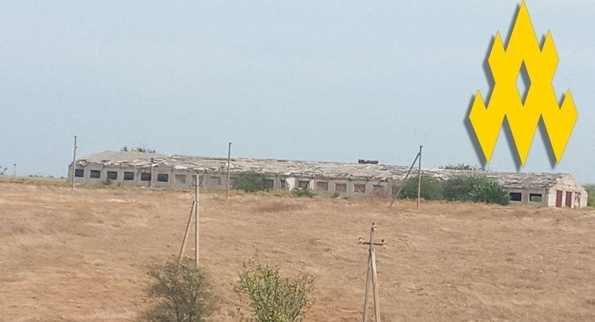 Ukrainian partisans found russian hangars in Starodubivka, Donetsk Oblast / Photo credit: the Atesh partisan movement