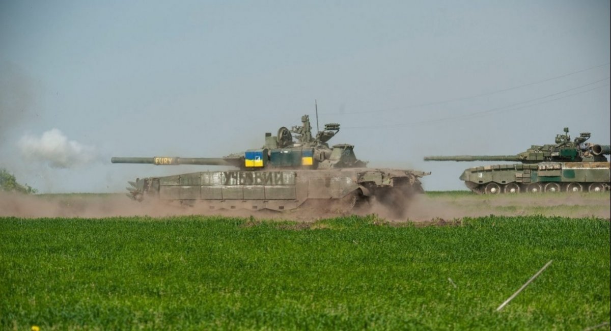 "Parade" of trophy tanks, May 9, 2022 / Photo: press service of the 93rd Brigade of the Armed Forces