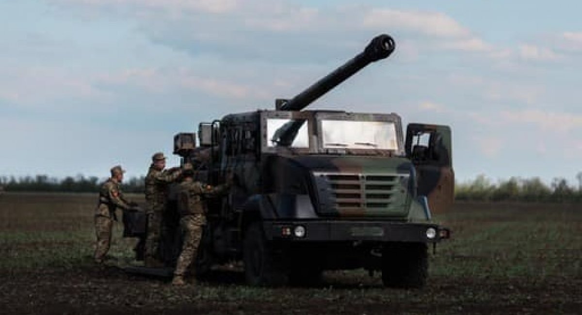Caesar self-propelled gun-howitzer / photo Facebook of Valery Zaluzhnyy 