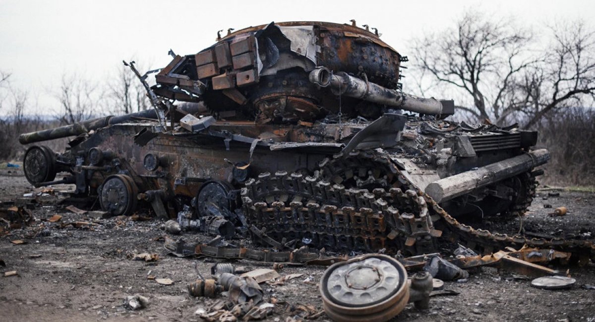 A destroyed russian armored vehicle / Open source photo