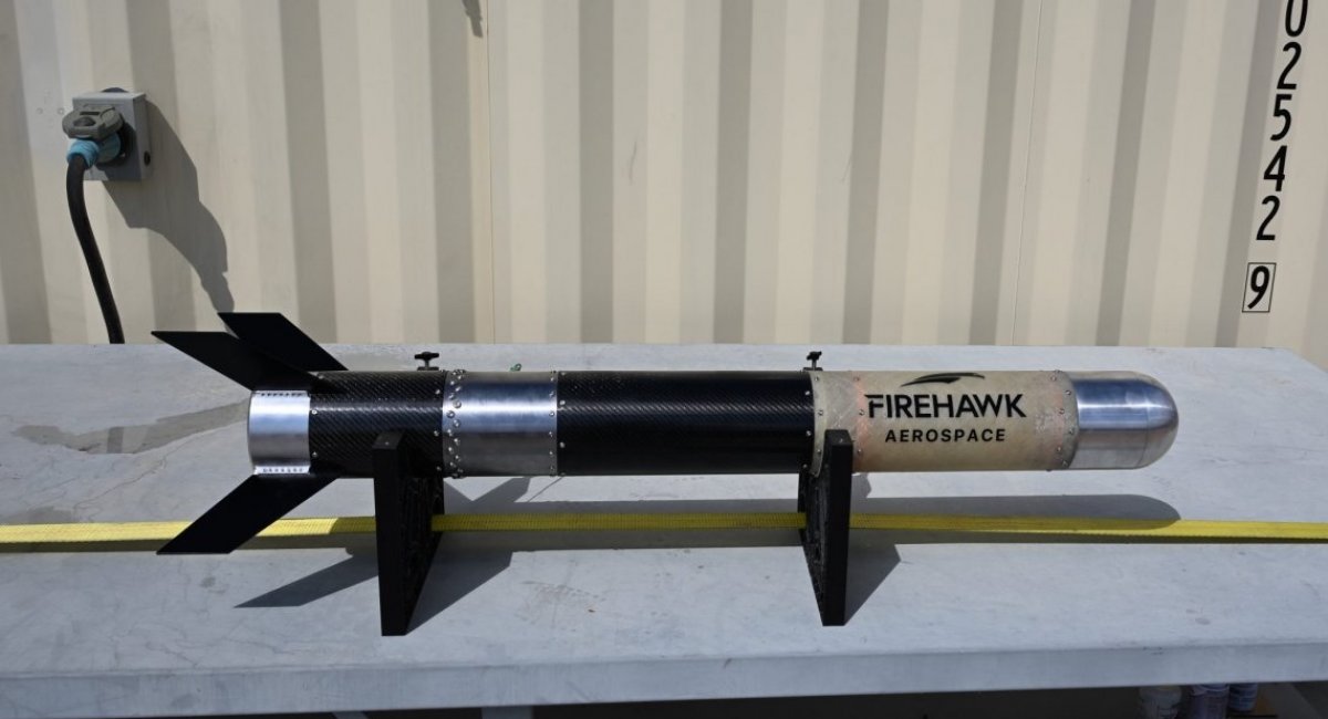Solid-fuel motor with 3D-printed propellant from Firehawk Aerospace / Open-source photo
