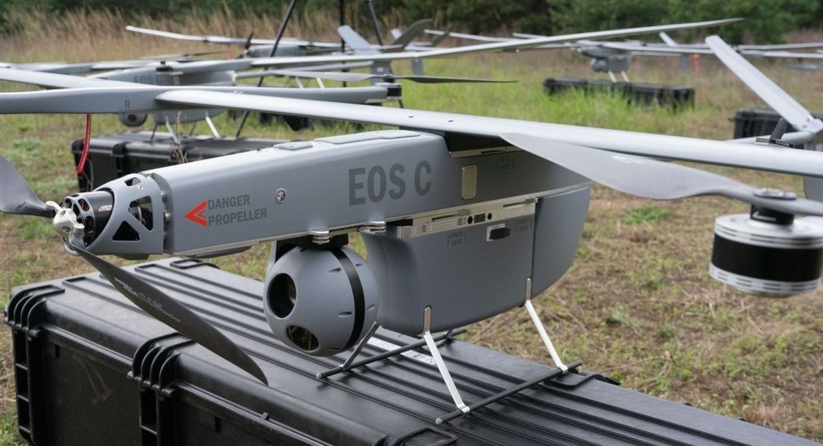 The EOS reconnaissance drones / Photo credit: ​The Defense Intelligence of Ukraine