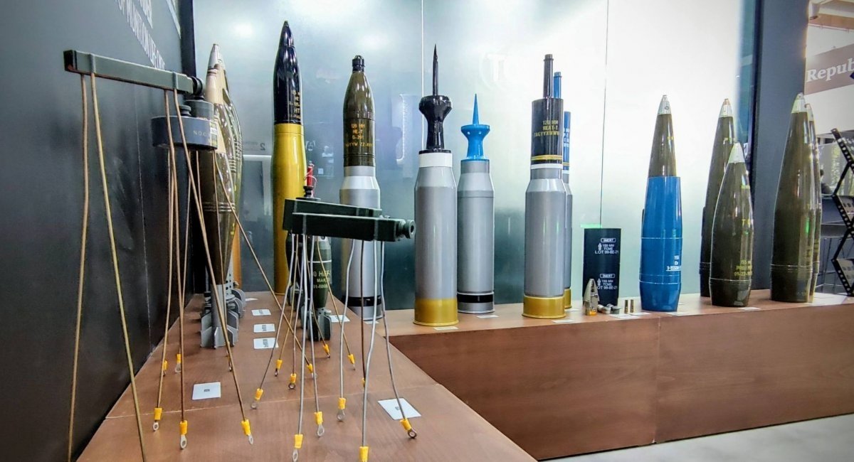 Varieties of artillery and tank ammunition by CSG / Photo credit: Czechoslovak Group 