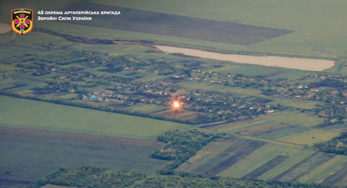 For seven shots enemy mortars were destroyed on their positions
