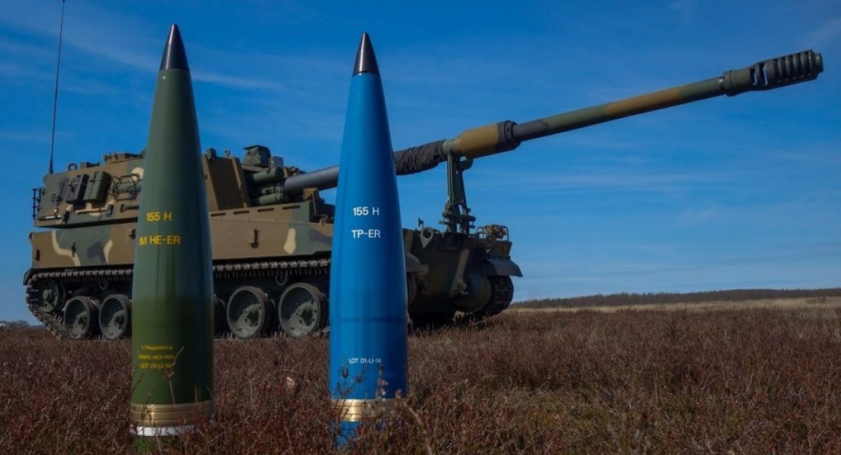155-mm shells manufactured by NAMMO / Photo credit: NAMMO