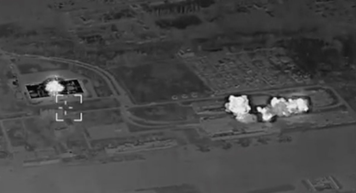 Ukrainian forces hit strike UAV storage facilities and ammunition depots in Donetsk and Zaporizhzhia regions / screenshot from video 