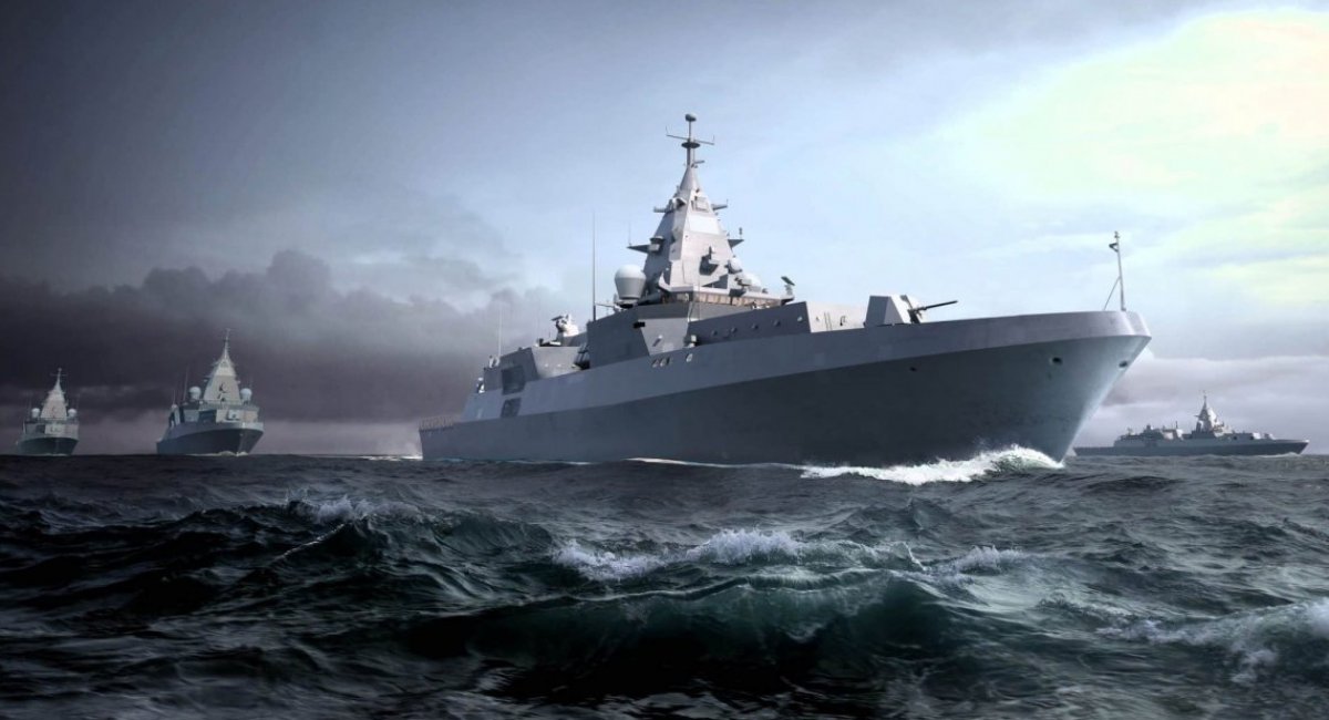 MEKO A-200 DEU (F128) frigate /  Image by TKMS