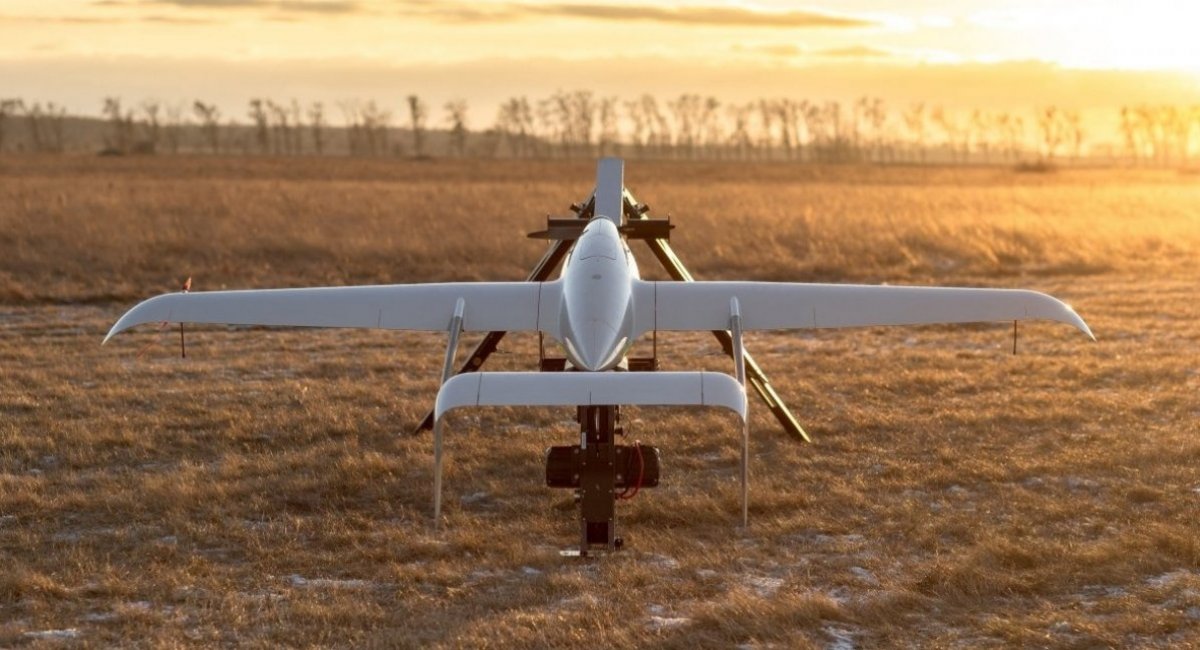 Raybird-3 unmanned aerial system inthe field / Illustrative photo credit: Skyeton