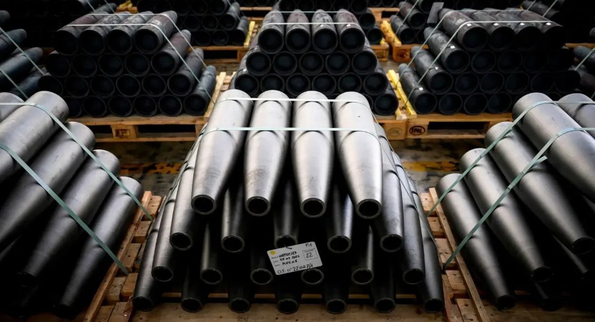 155 mm shells / Photo credit: Niewiadów Polish Military Group