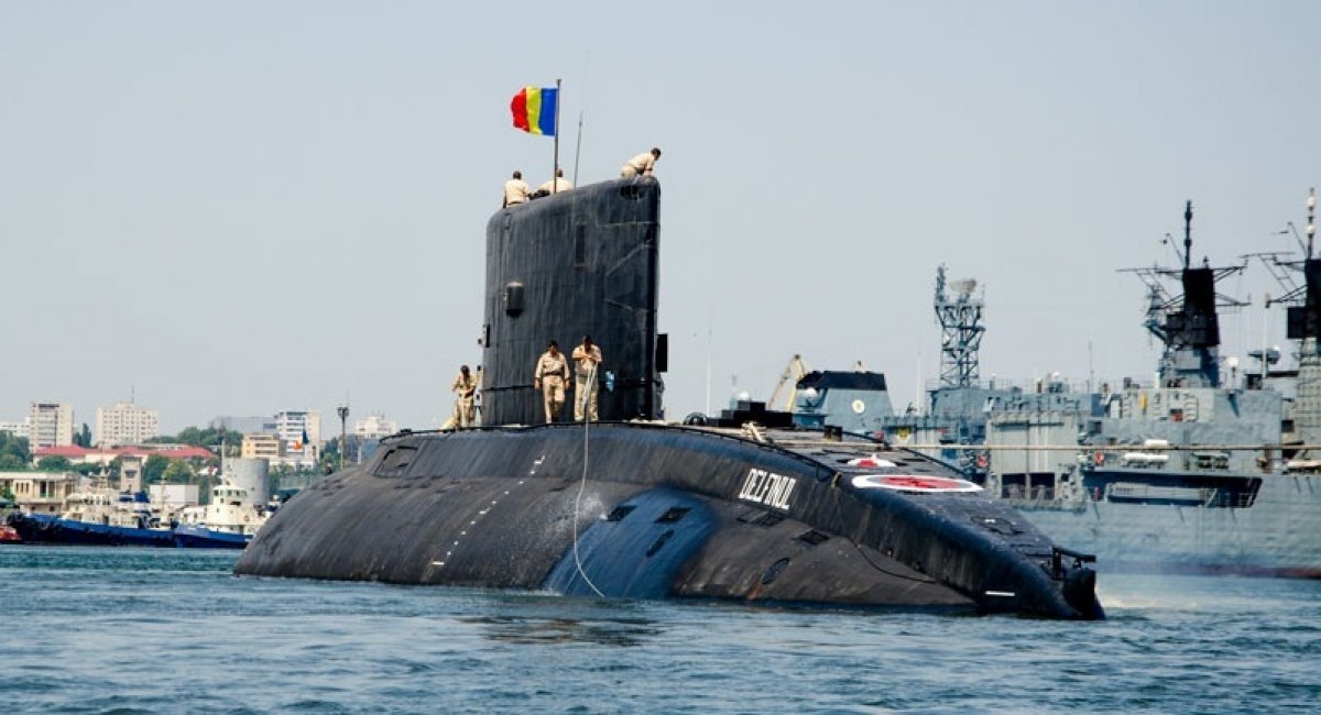 Romanian Delfinul submarineof the Soviet Project 877 "Varshavyanka" / Open source illustrative photo