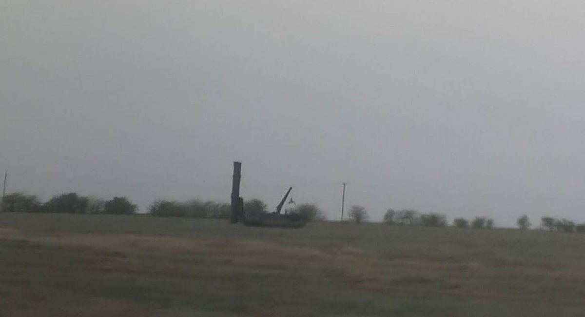 S-300V SAM system was spotted near Chonhar bridge / Photo credit: the Atesh partisan movement