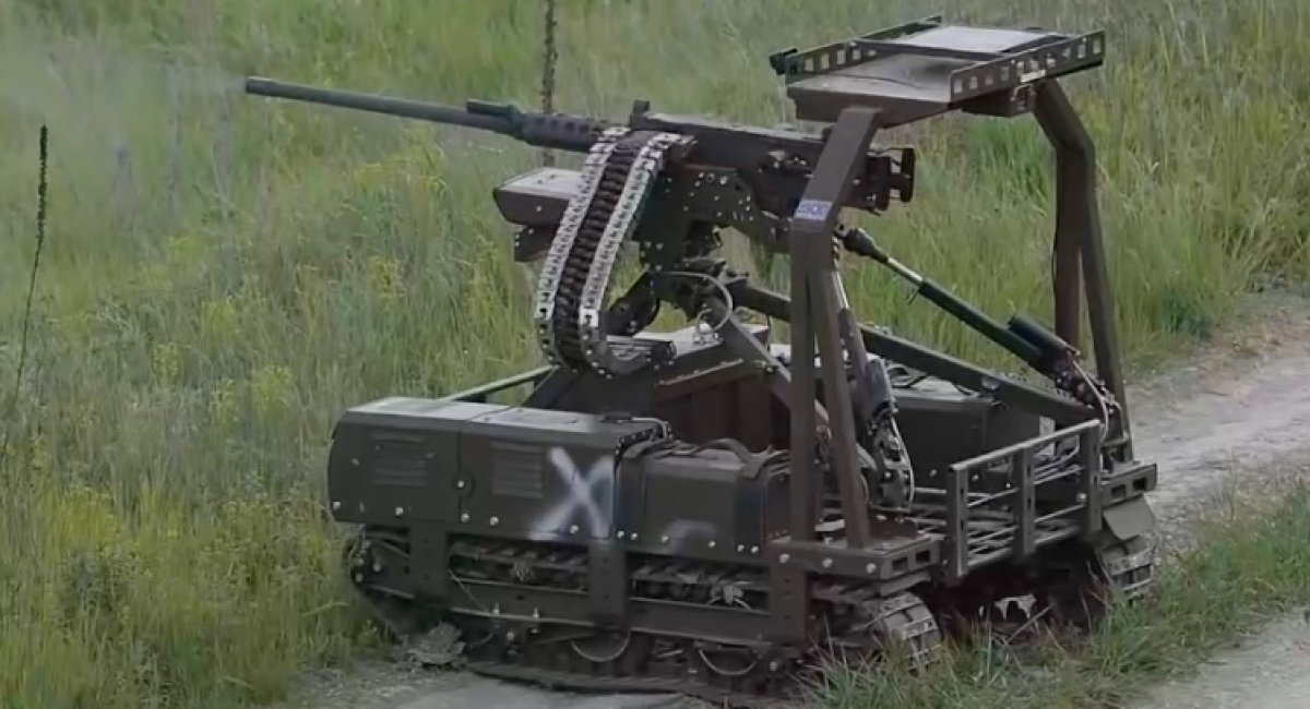 Ukrainian ground robotic system / screenshot from video 