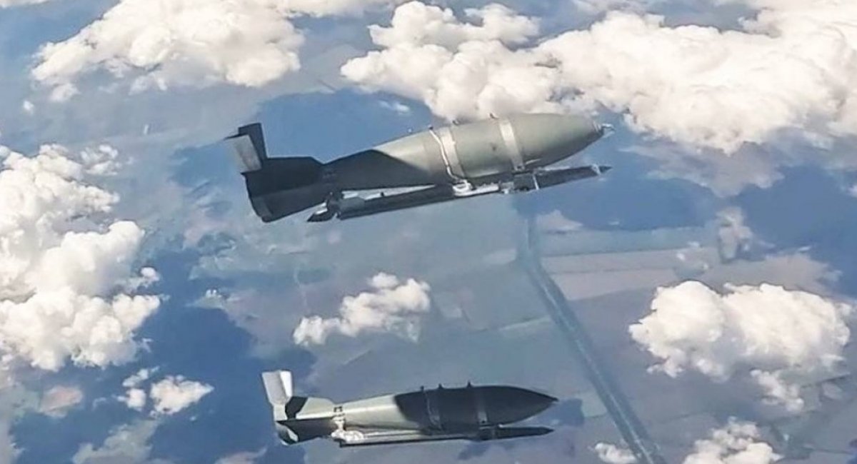 russian glide bomb drops, so-called GABs / Open source photo