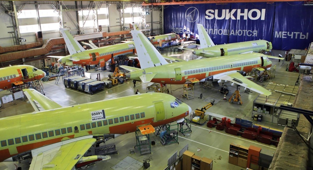 Sukhoi Superjet 100 manufacture in 2015 / Archive photo from russian public media