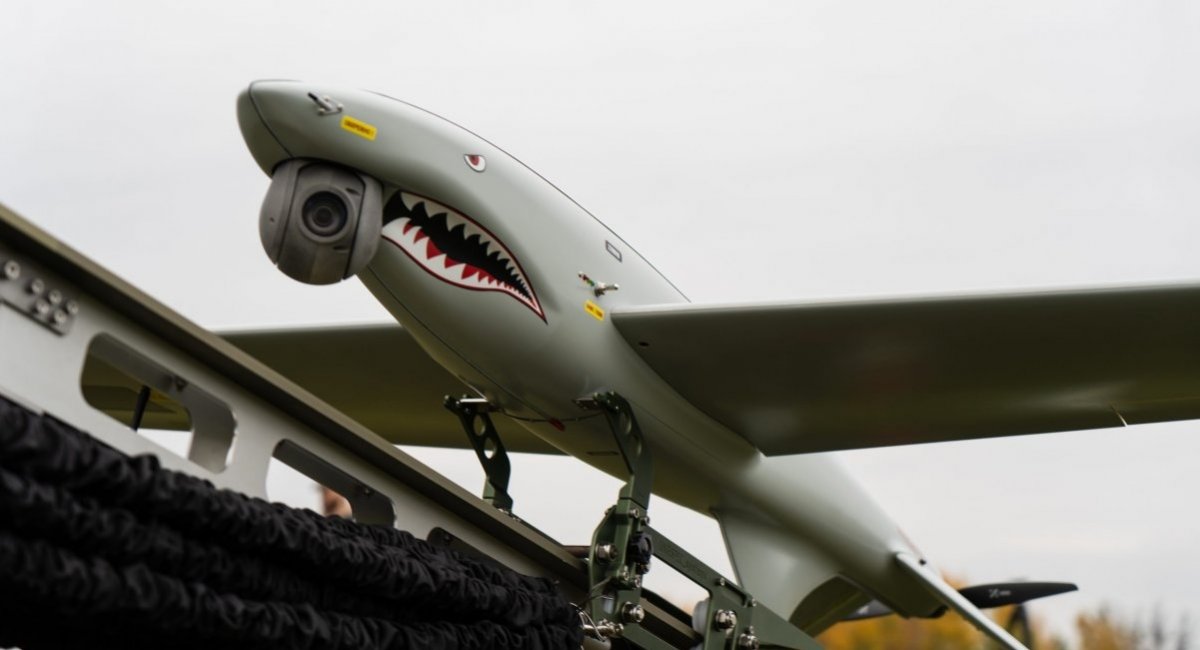 The Shark UAV in launching position / Photo credit: Ukrspetssystems