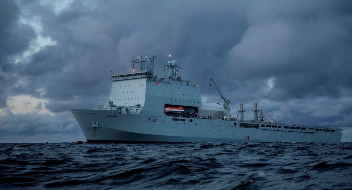 RFA Lyme Bay ship / Photo credit: UK Ministry of Defense 