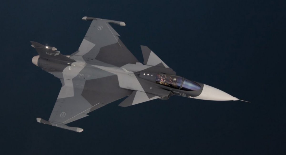 Swedish Saab Gripen E fighter jet /  Photo credit: Saab