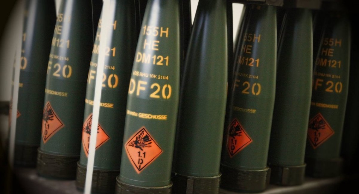 155mm artillery shells / Photo credit: Rheinmetall