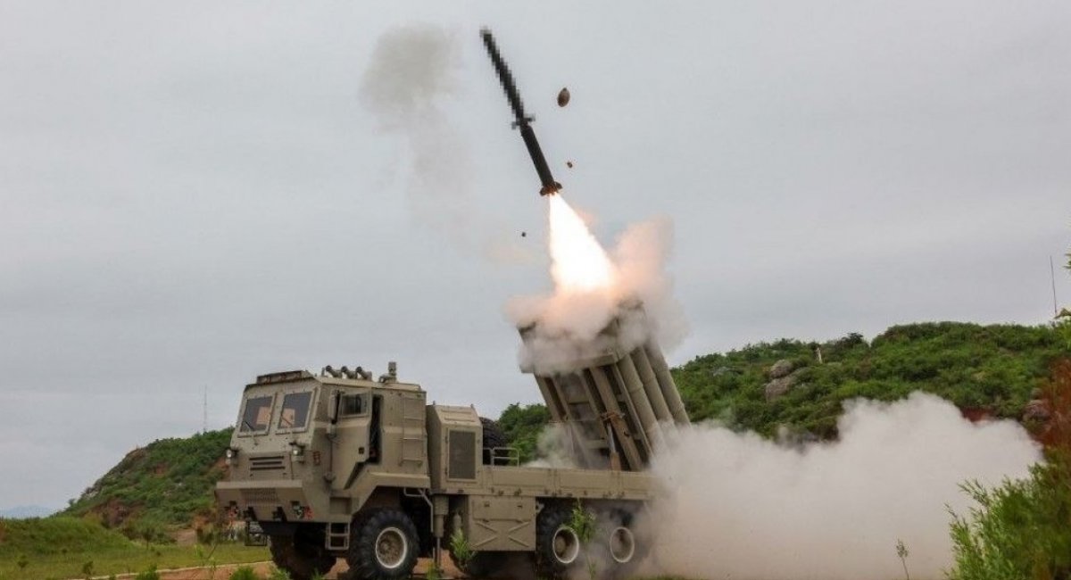 Test launch of a North Korean missile system visually resembling the russian Hermes tactical missile complex, May 2026 / Open source photo