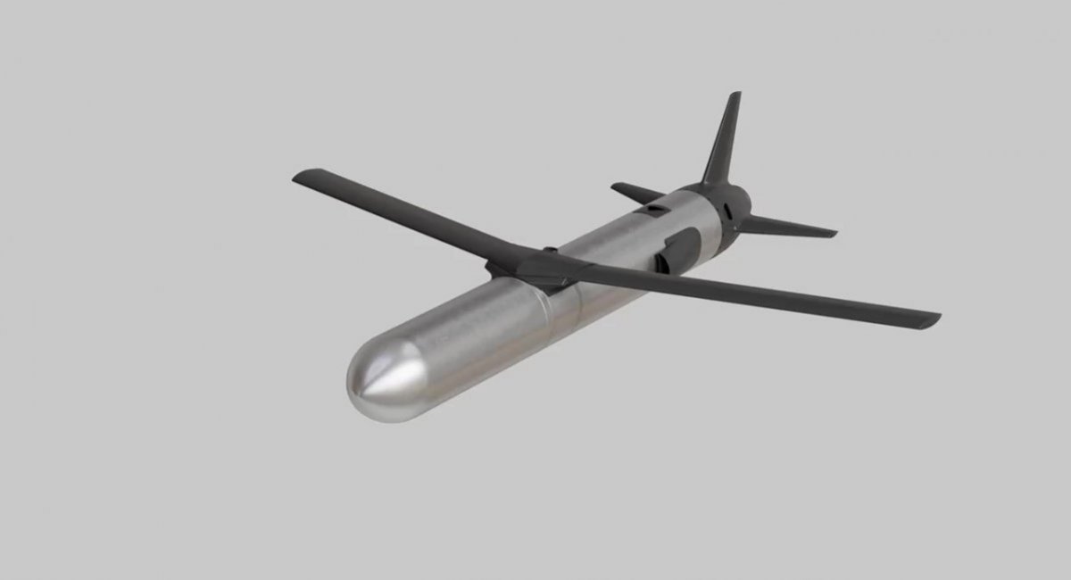 Rendered image of a Ruta missile drone / Image credit: Destinus