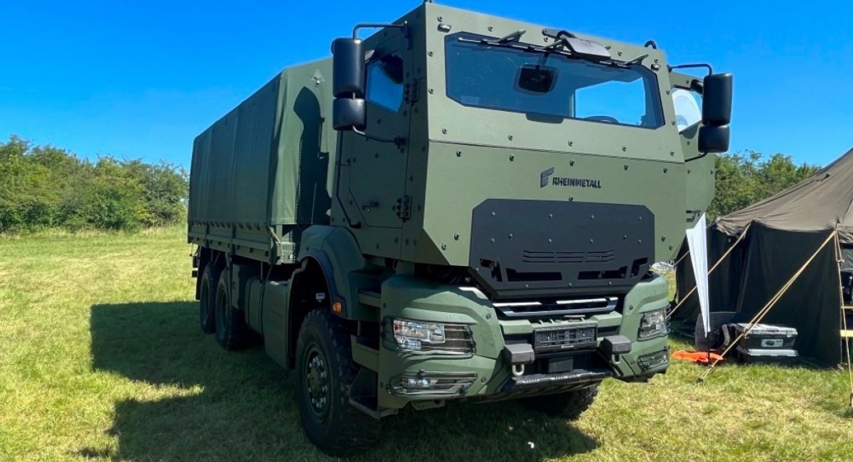 RMMV TGS-MIL Protected truck from Rheinmetall / Photo credit: Rheinmetall