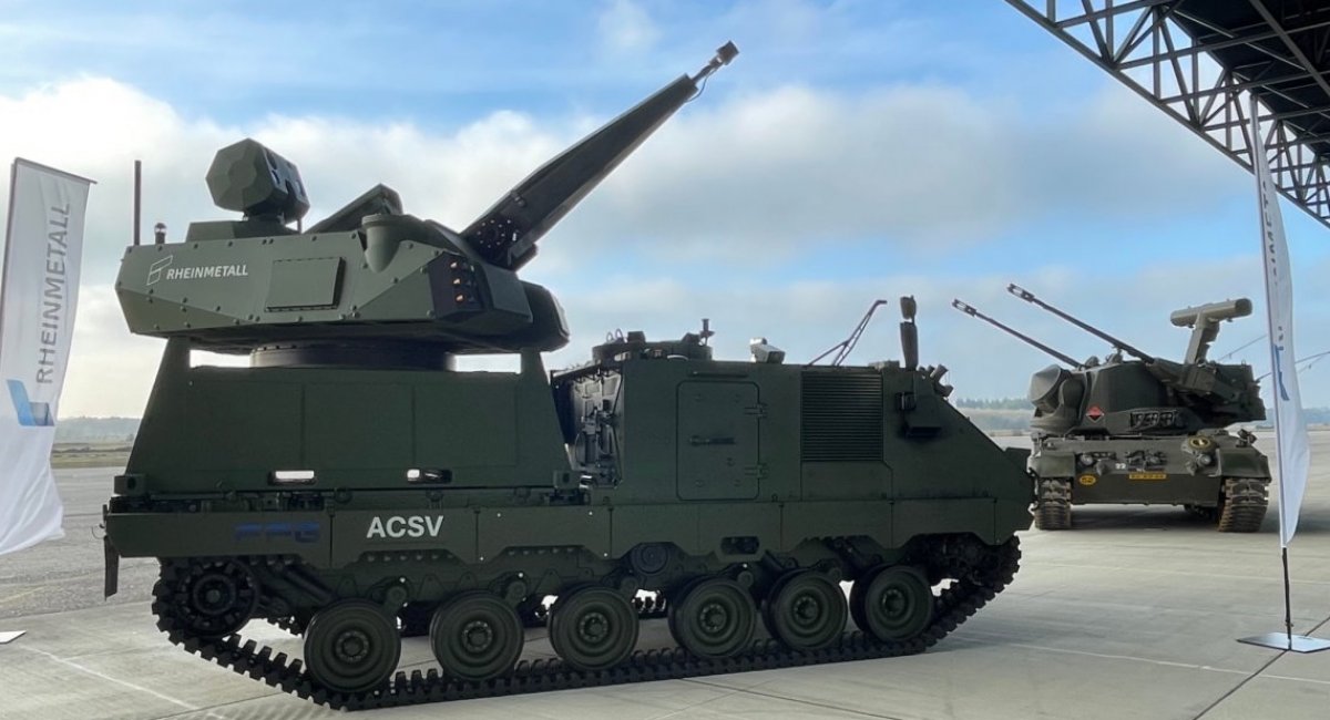 Skyranger 30 air defense system on ACSV G5 chassis and Gepard / Photo сredit: Rheinmetall
