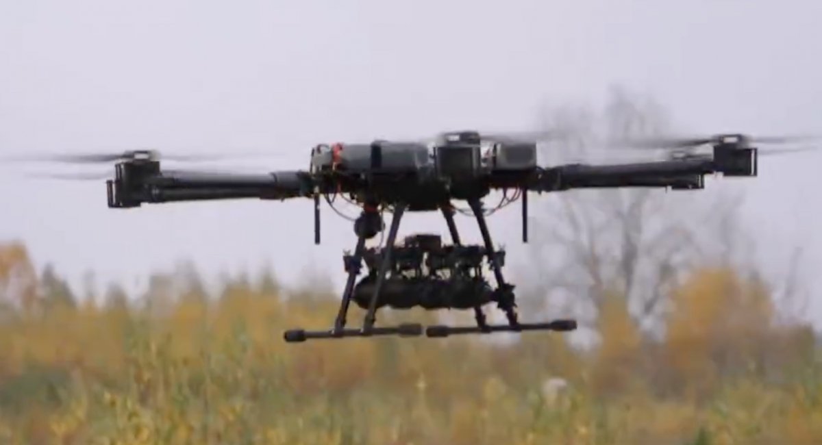 The Night Witch hexacopter / screenshot from video 