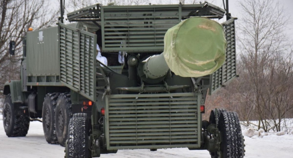 The 2P22 Bohdana-BG with anti-drone protection in service with the 50th Artillery Brigade / Photo credit: 50th Artillery Brigade
