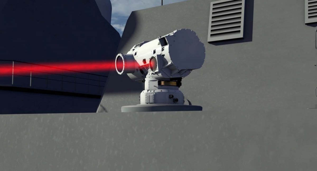 The DragonFire laser / Photo credit: The Royal Navy
