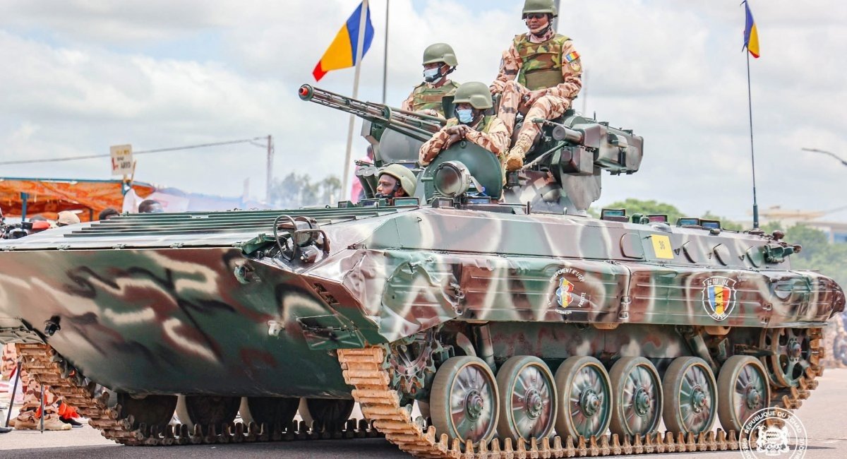 BMP-1U in service with the Chadian military