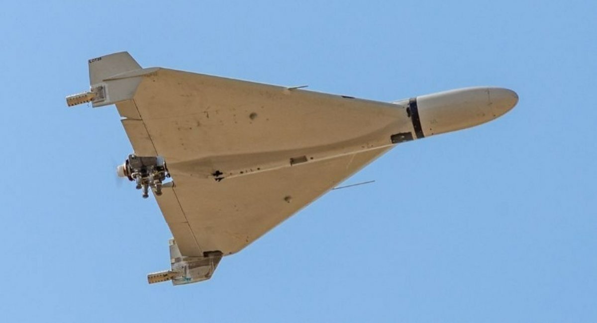 Shahed-136 mid-flight / Open-source photo