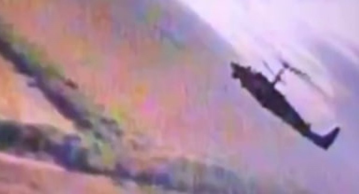 Russian Ka-52 attack helicopter / screenshot from video