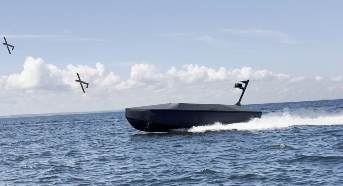 StormRider naval drone and Warmate TL loitering munitions