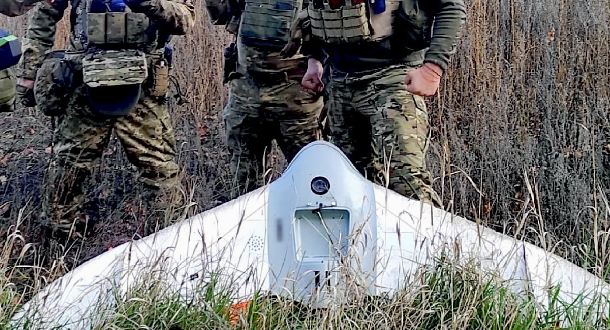 National Guardsmen captured the Gryphon 12 reconnaissance drone
