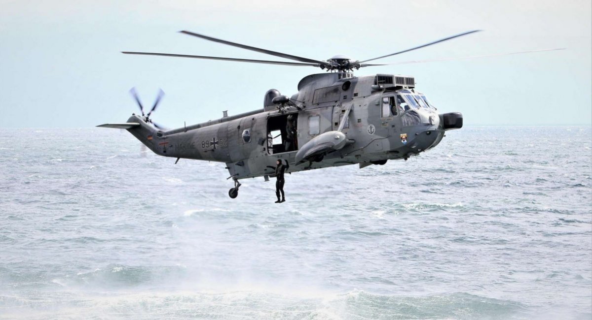 A German Sea King Mk41 during a search and rescue mission / Illustrative photo credit: Bundeswehr
