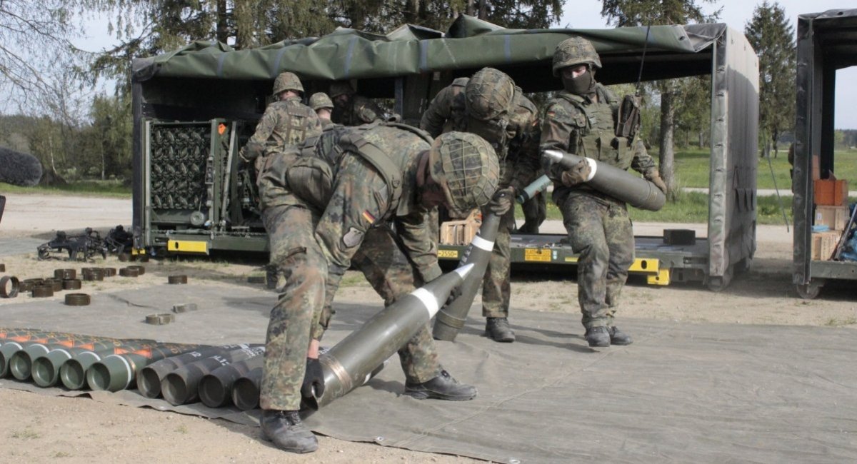 155mm artillery ammunition / Illustrative photo credit: Bundeswehr