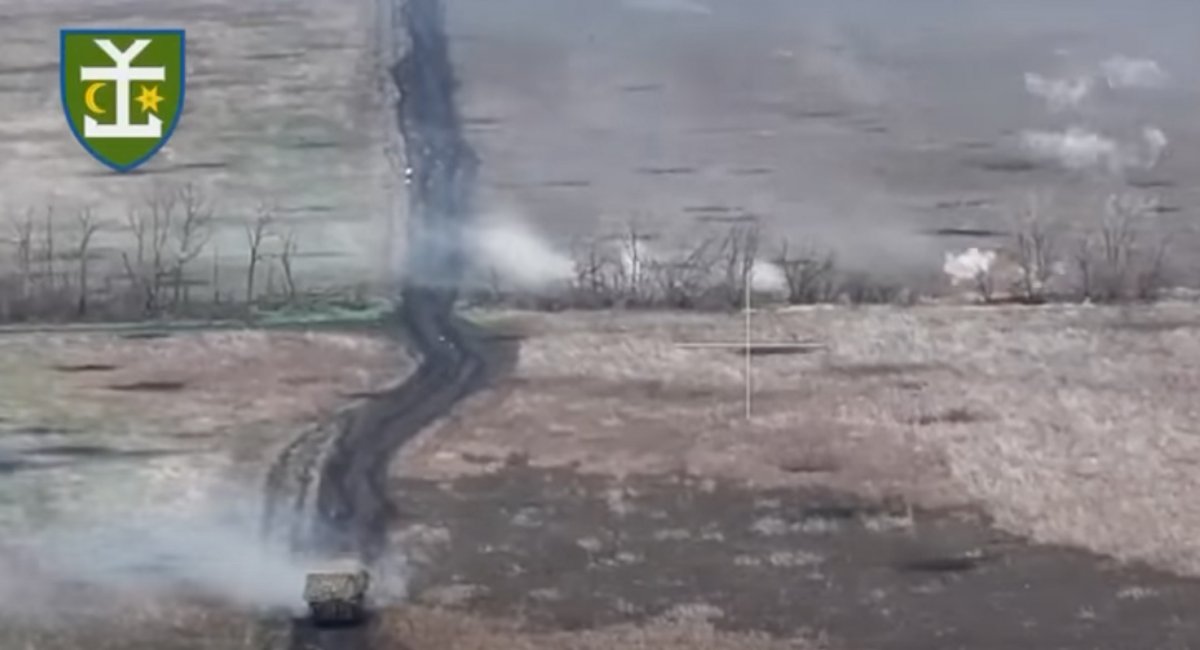Ukrainian forces released dramatic footage of russian infantry group being eliminated in a swift and decisive engagement / screenshot from video 
