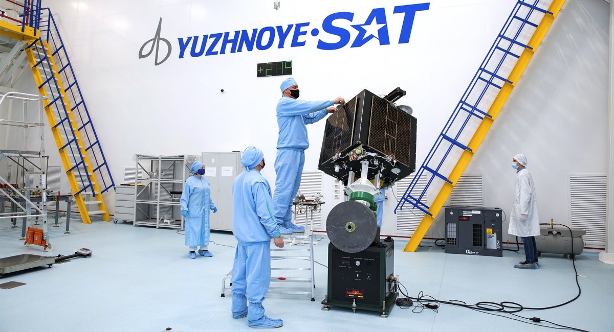 Sich-2-30 satellite was developed and assembled by the Ukrainian Yuzhnoye State Design Office / Photo credit: Yuzhnoye State Design Office