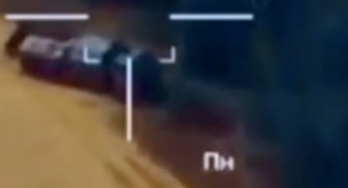 rare russian KAMAZ-63501AT Medved armored artillery tractor / screenshot from video 