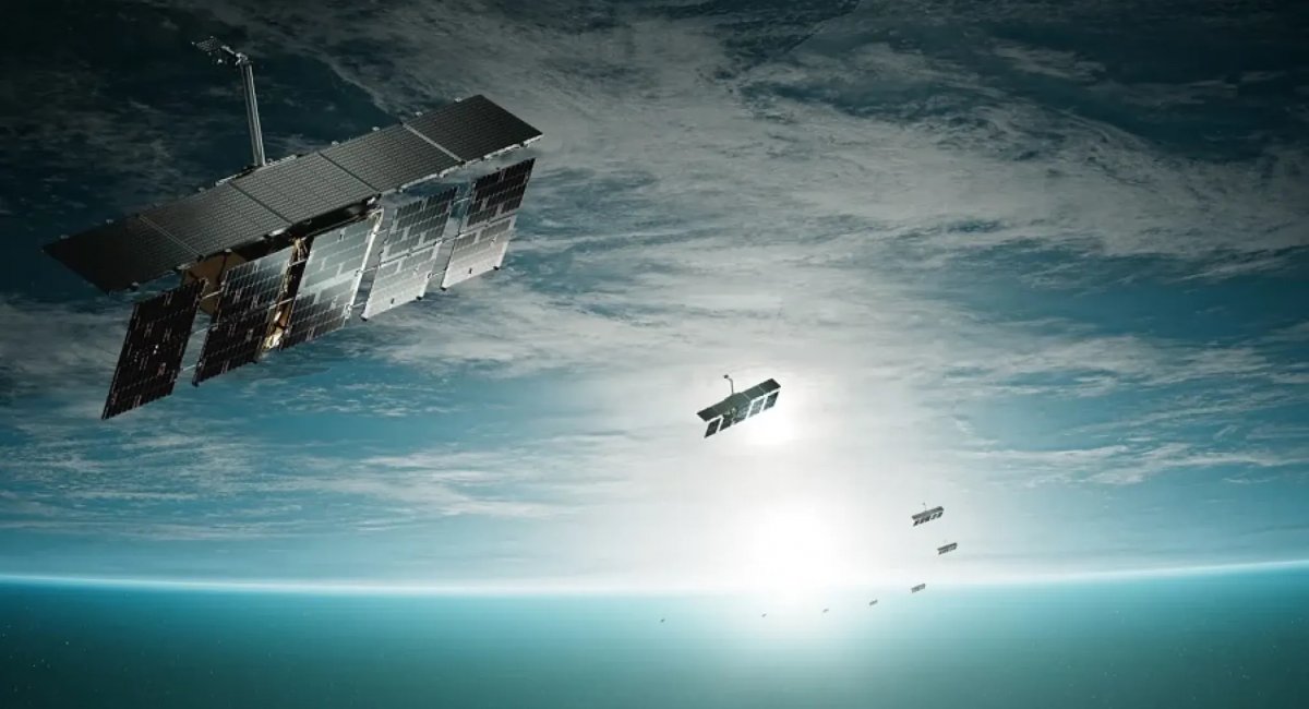  An artistic rendering of the ICEYE satellite, which Ukraine has utilized for military intelligence / Photo credit: ICEYE