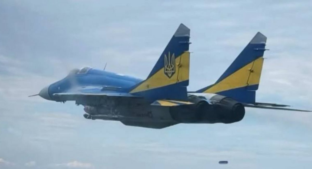 ​Ukraine's Answer to UMPK: MiG-29 Spotted With a Domestic Glide Bomb