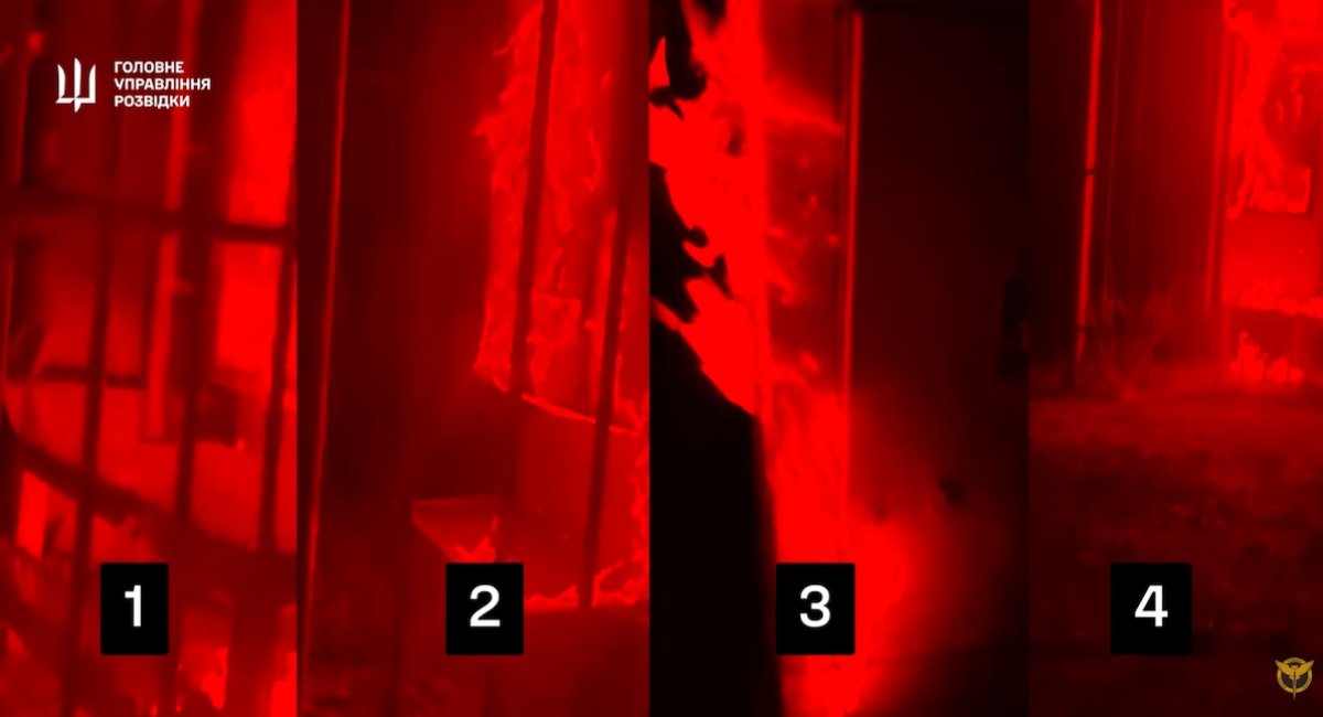 Resistance operatives destroyed four logistics sites in Bashkortostan and Vologda / screenshot from video 