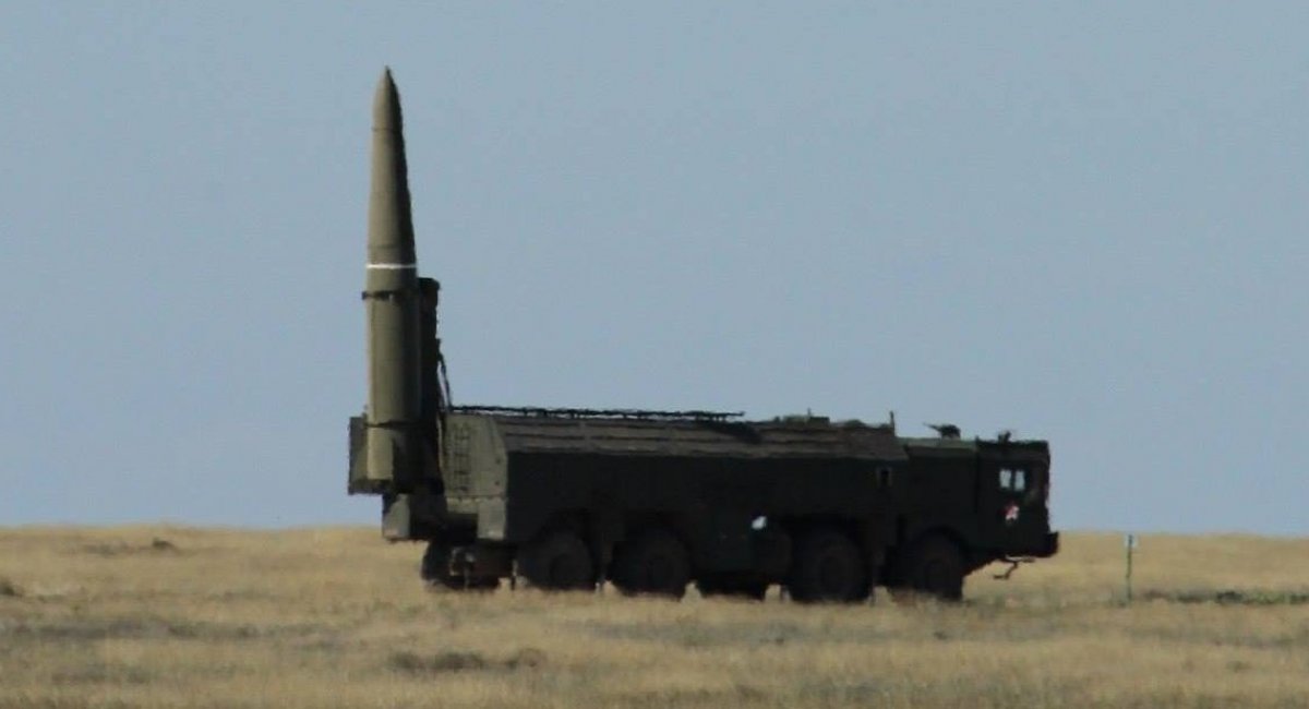 A launch of 9М723 ballistic missile of russia’s Iskander-M mobile short-range ballistic missile system / Open source illustrative photo