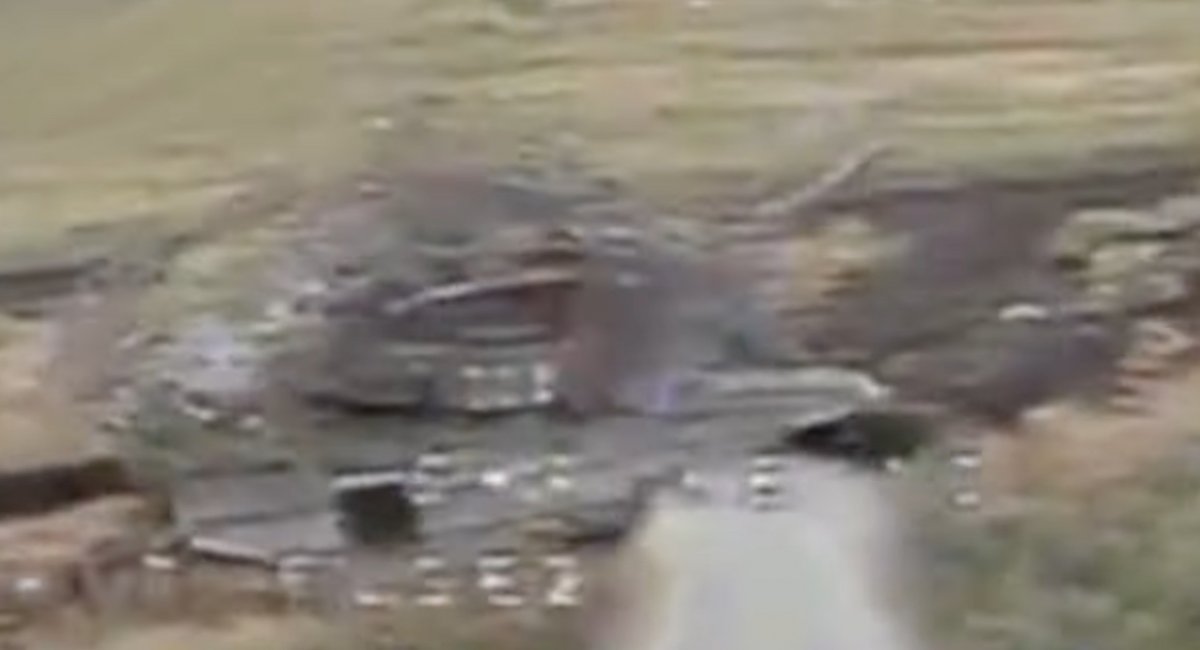 russian tank / screenshot from video 