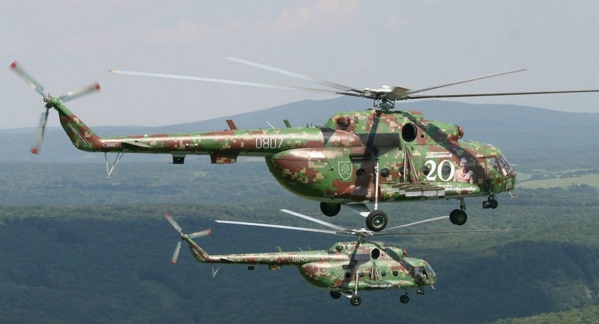Mi-17 helicopters of the Slovak Air Force / Illustrative photo from open sources